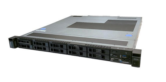 LENOVO ThinkSystem SR250 1U Rack Server, 1xIntel Xeon E-2144G 3.6GHz, 1 x16GB 2Rx8, SW RD, 8 x 2.5" HS Bays, 1x450W PSU, 3 Year Warranty