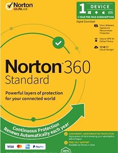 Norton 360 Standard 1 Device 12 Months