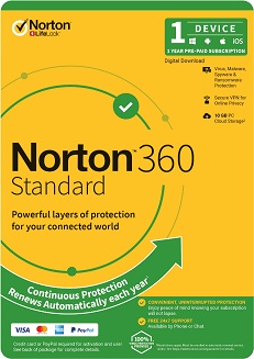 Norton 360 Standard 1 Device 12 Months