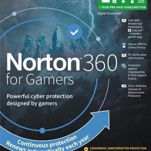 Norton 360 Gamer Edition 1 Device 12 Months