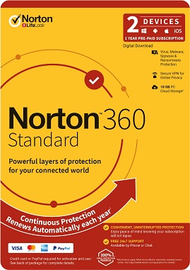 Norton 360 Standard 2 Device 12 Months