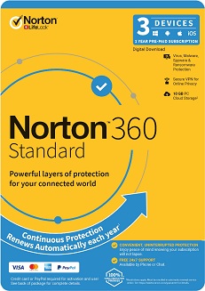 Norton 360 Standard 3 Devices 12 Months