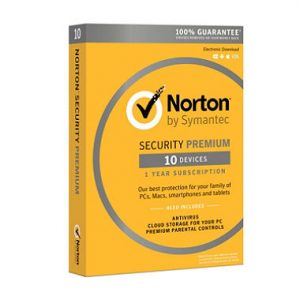 Norton Security Premium 10 Devices 1 Year